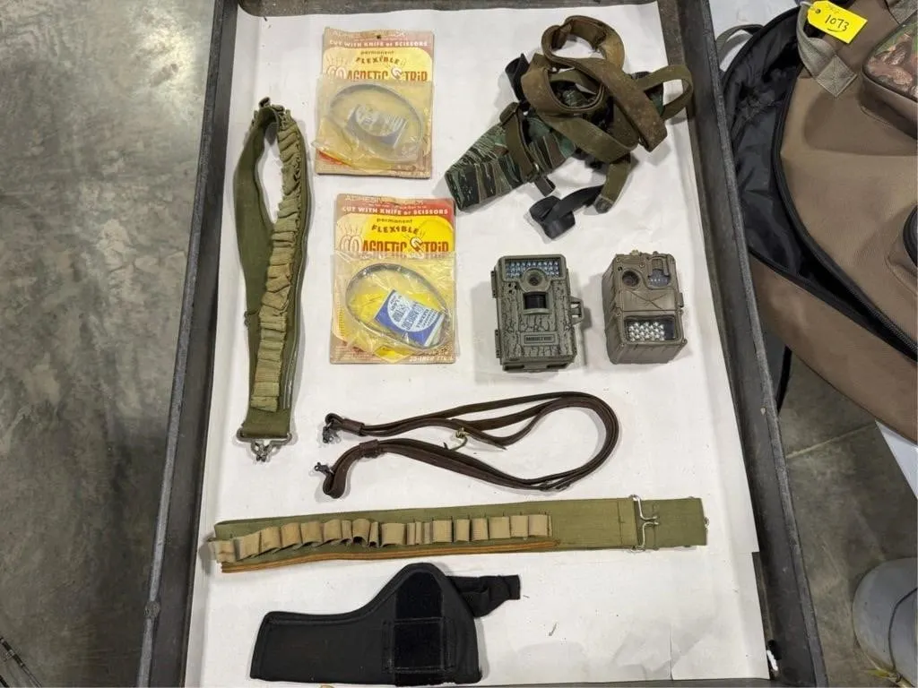 Trail Cameras, Slings etc