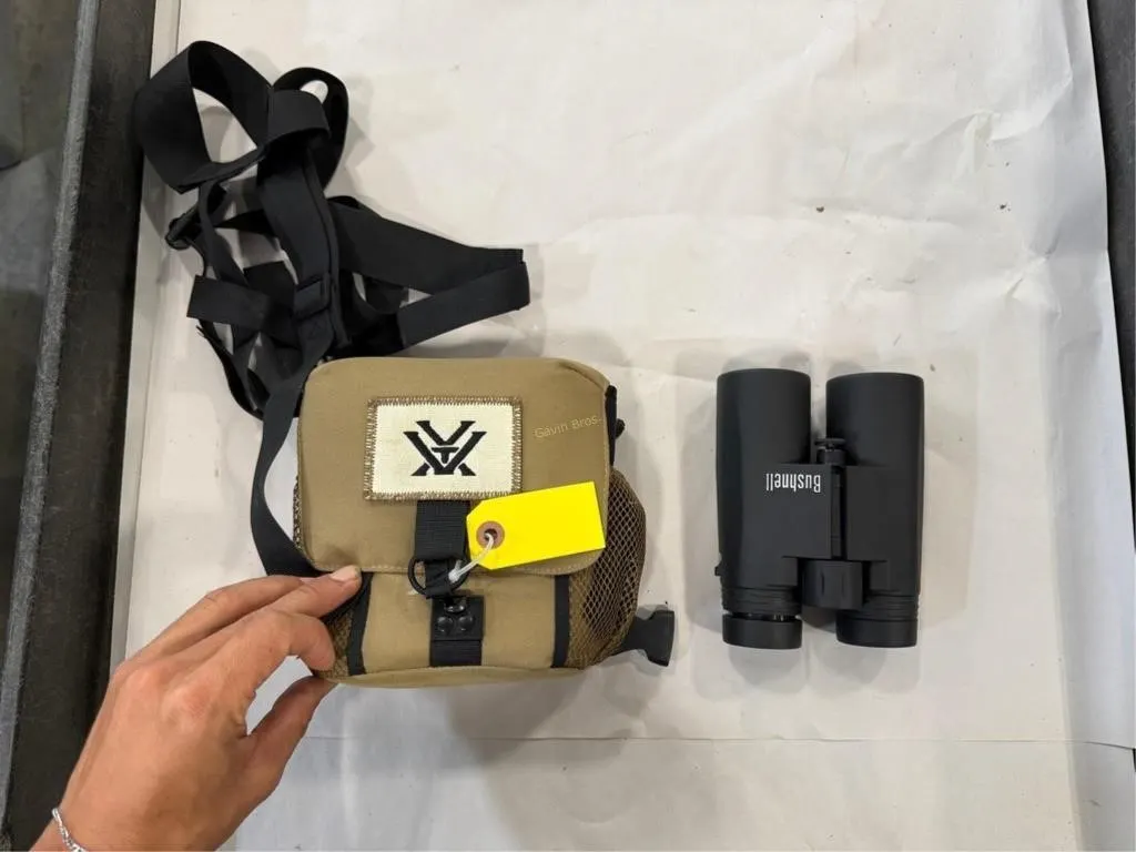 Bushnell 12x42 Binoculars & Vortex Case