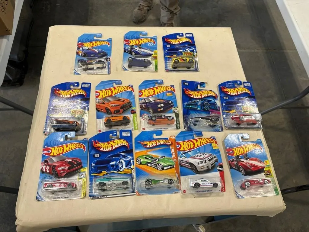 flat of hot wheels