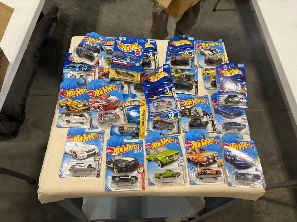box of hot wheels