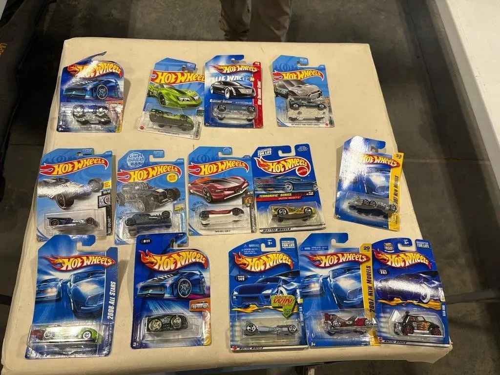 flat of hot wheels