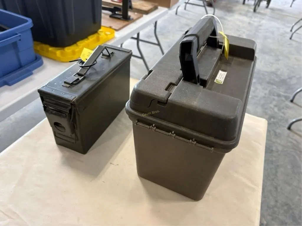 2 ammo cans