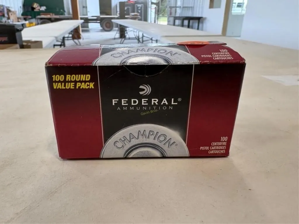 100 Rds Federal 9mm LUGER