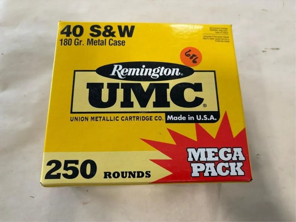 250 Rds Remington 40 S&W