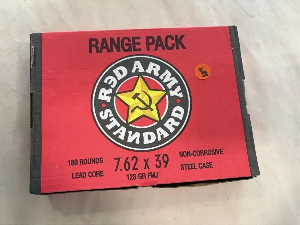 180 Rds Red Army Std 7.62X39
