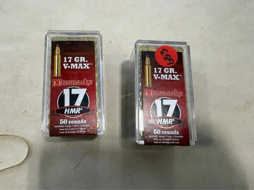 100 Rds Hornady 17HMR