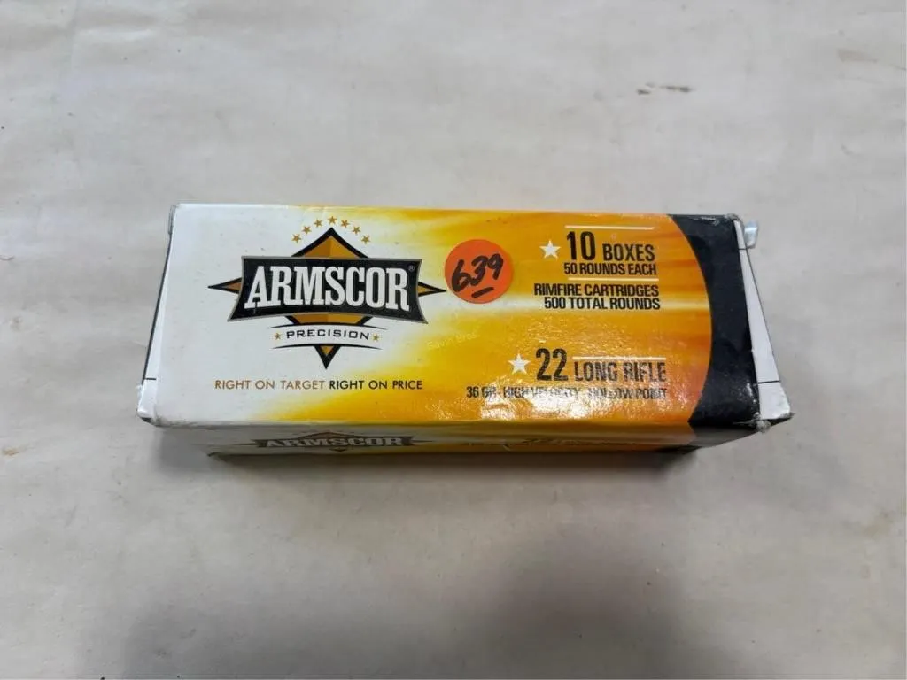 500 Rds ARMSCOR 22 LR