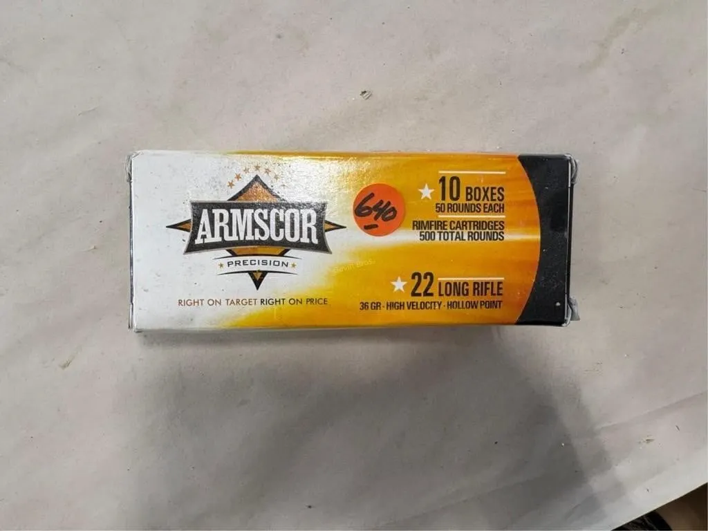 500 Rds ARMSCOR 22 LR