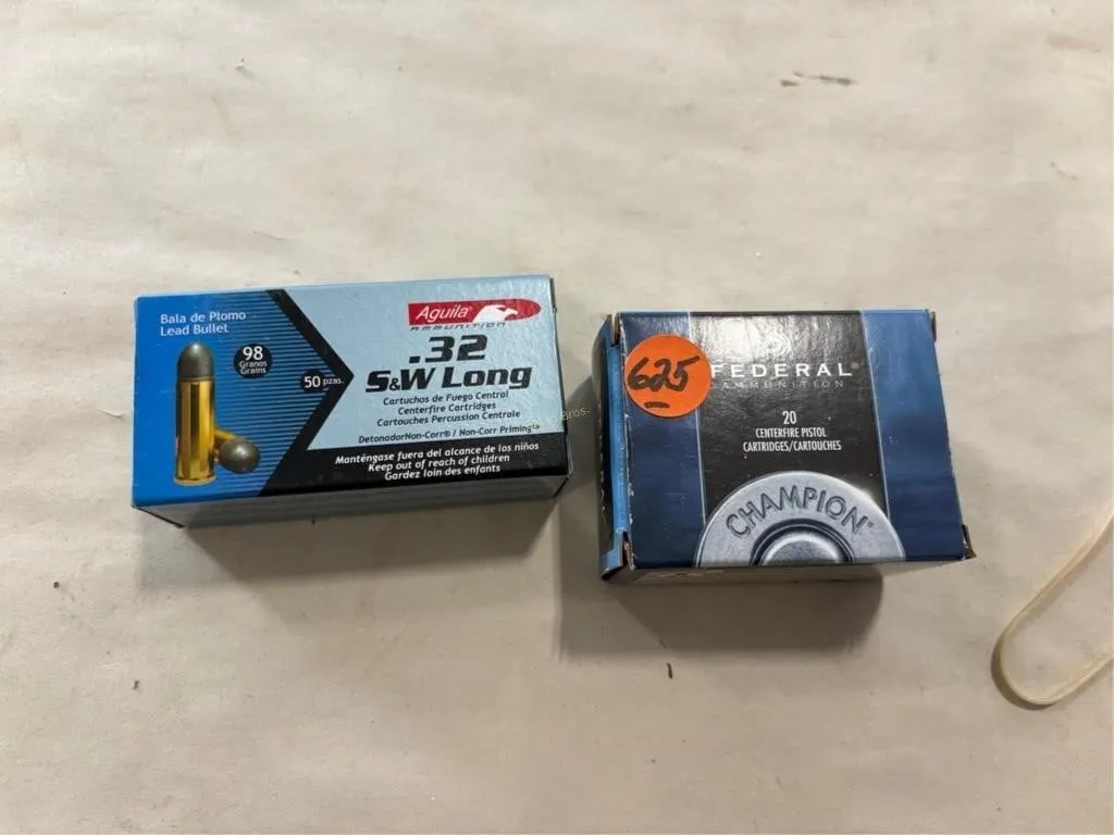 50-Rds 32 S&W, 19 Rds 32 H&R MAG