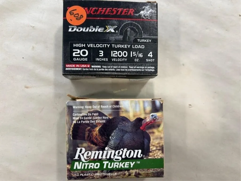17 20 ga turkey load 3" shot gun shells