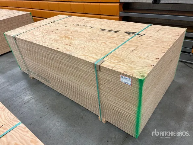 Quantity of (40) 3/4 in 4x8 CSP/DFP No Stamp Plywood (Unused)