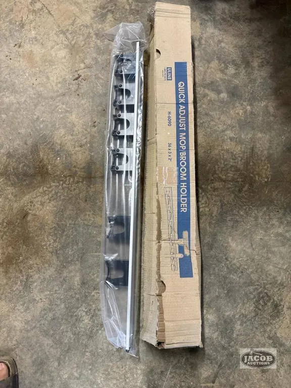 3 Unused Quick Adjust Mop/ Broom Holder