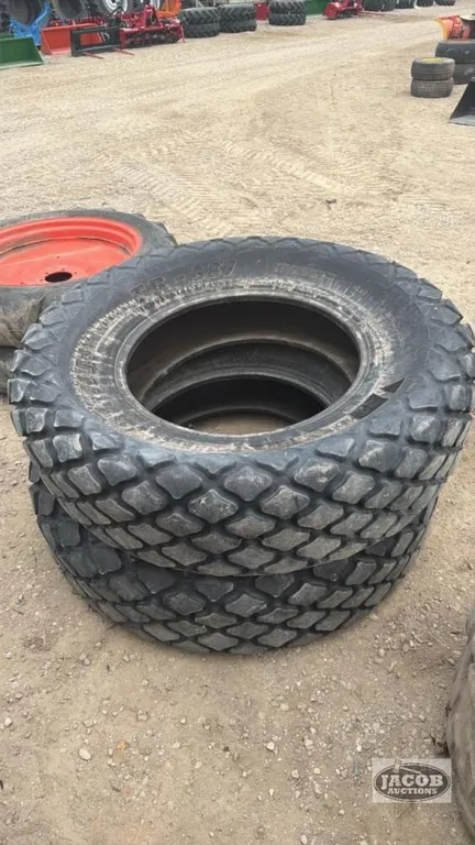 Pair of Bkt 16.9 28 turf tires