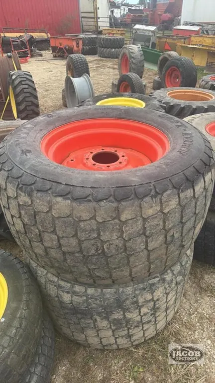 Pair of Kubota turf tires 8 bolt
