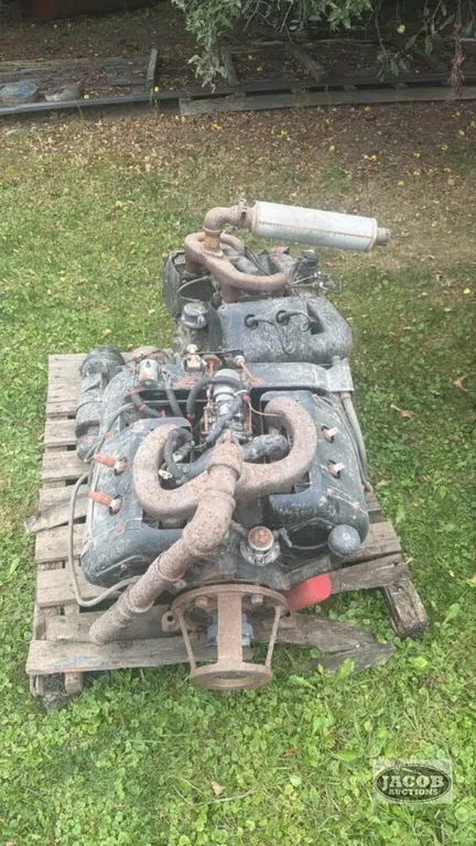 Skid of Wisconsin engines