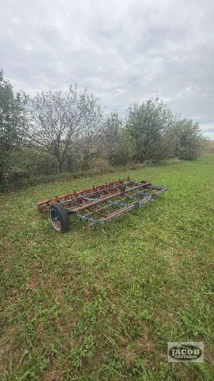 12ft s tine cultivator with rolling harrows