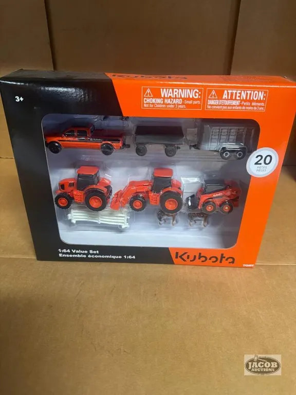 1/16 Kubota farm set
