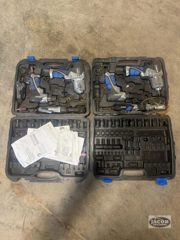 2 boxes of air tools