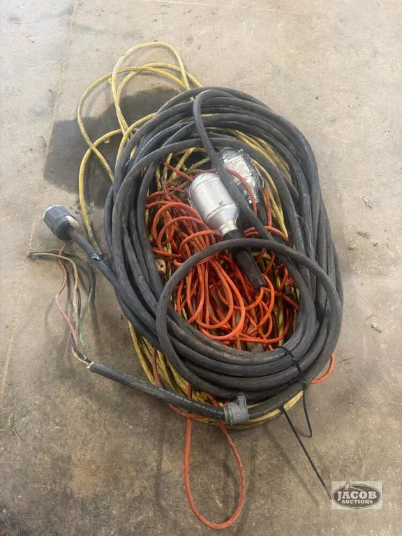 Extension cords and Work lights