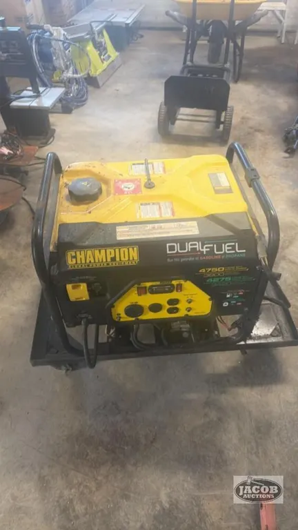 Champion dual fuel 4750watt generator