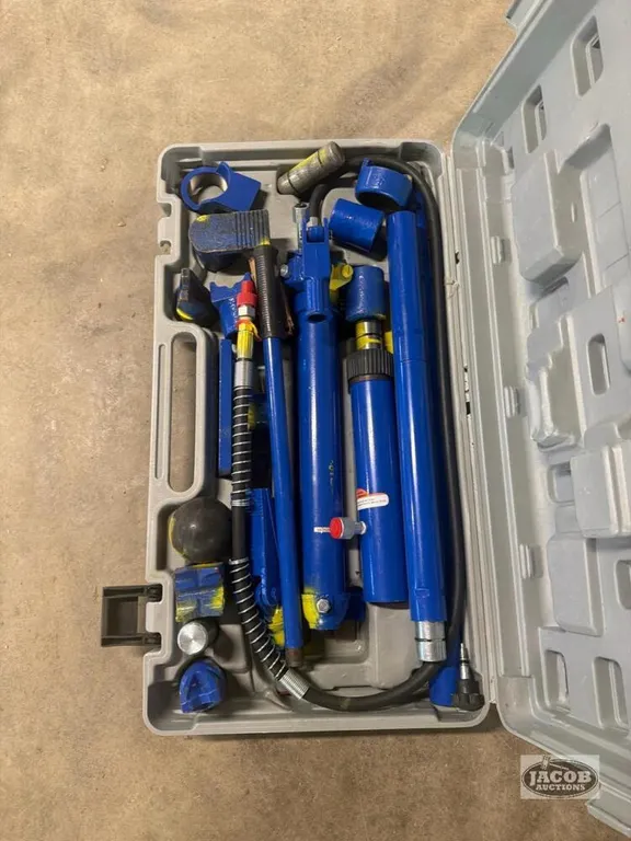 Portable power auto body repair kit