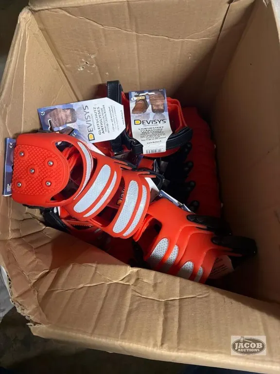 Box of heel stops for ice