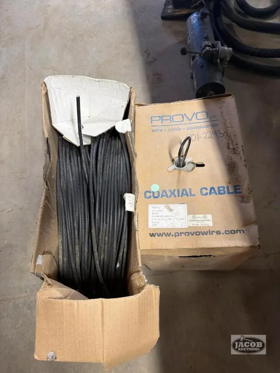 2 boxes of coax cable