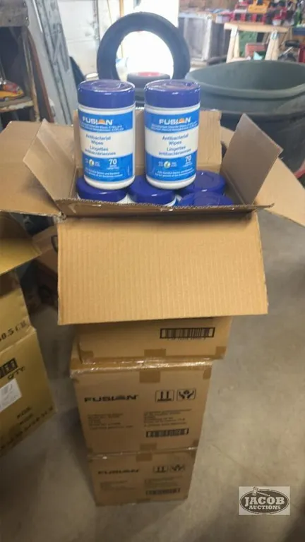 3 boxes antibacterial wipes 24 per box