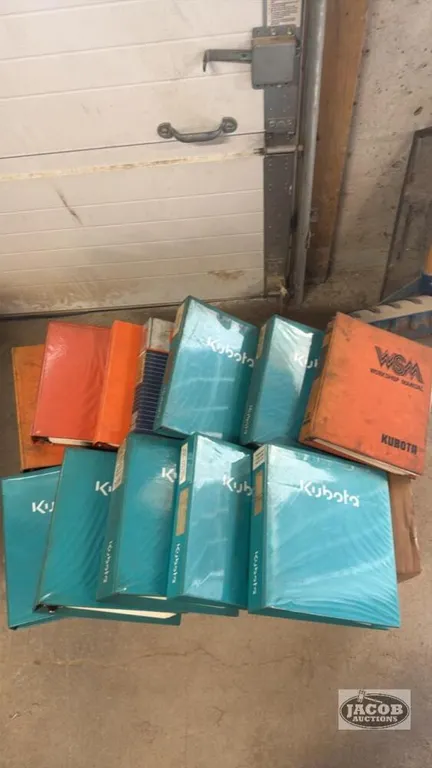 Kubota parts and shop books