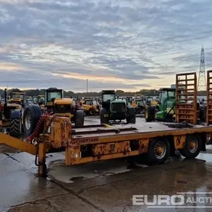 2015 Cheiftain Twin Axle Draw Bar Low Loader Trailer (Tested 05/27) 