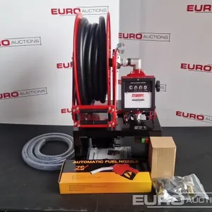 Unused Boss 24v Pump, Retractable Hose Reel, 10m Hose, Flow Meter 