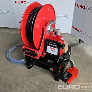 Unused Boss 220v Pump, Retractable Hose Reel, 10m Hose, Flow Meter 