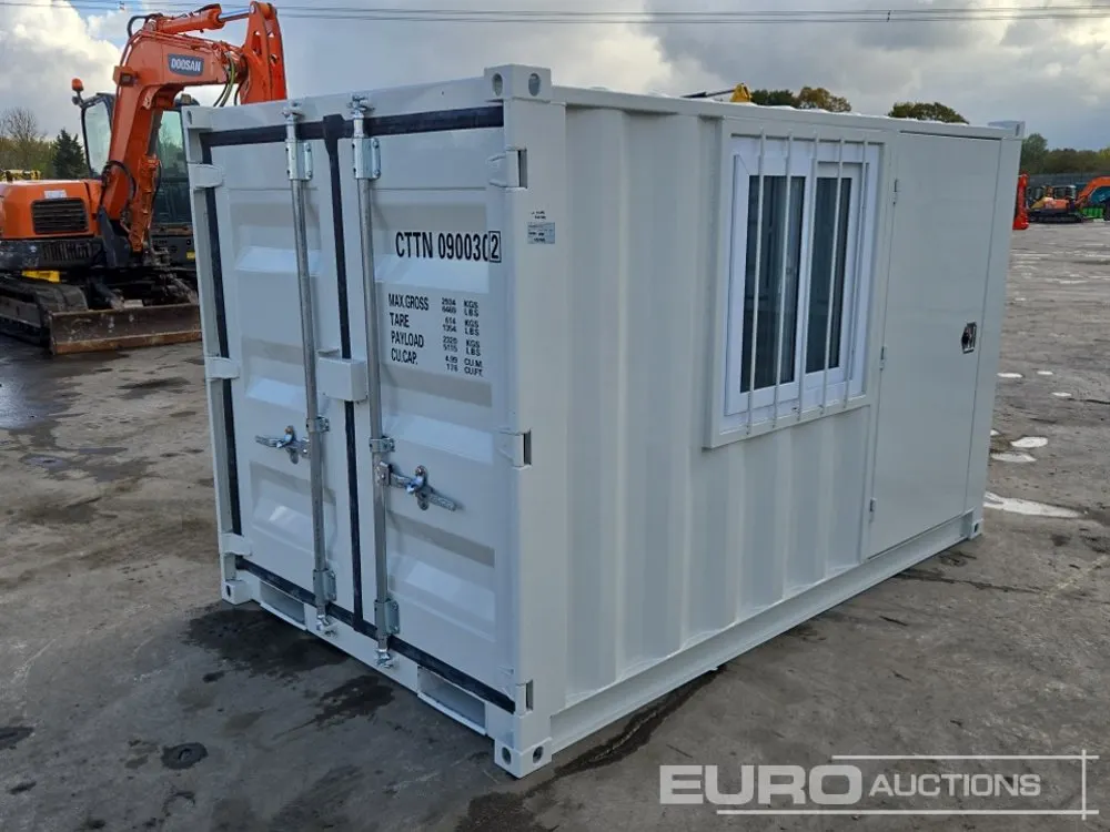 2026 9' x 5' Container, Side Door, End Door, Window (Cannot Be Reconsigned)
