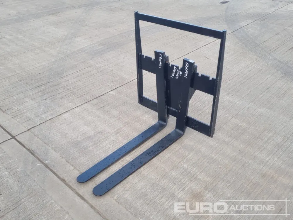 Unused 2026 Captok Fork Frame & Forks 25mm Pin to suit Mini Excavator