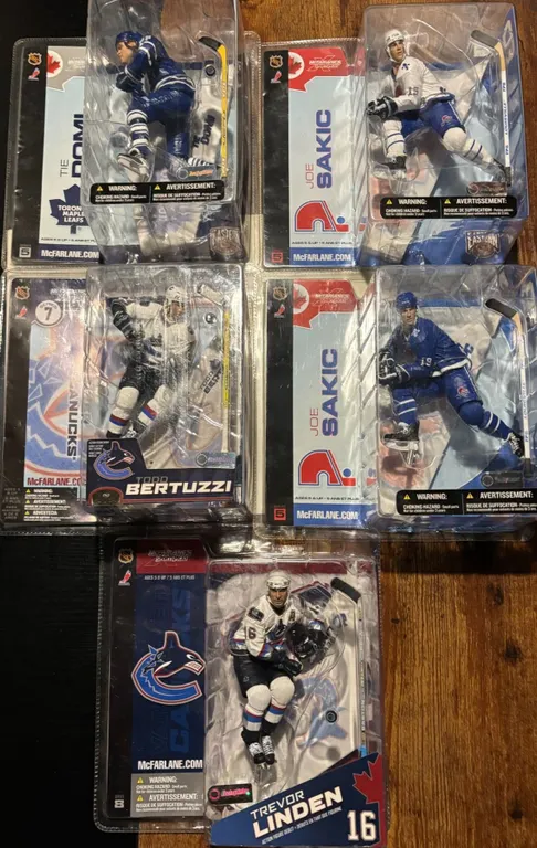 5 McFarlane NHL Figures, New in Package, Variants