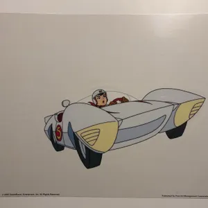 Speed Racer 13"x11" Art Print, 2000 serigraph (or sericel)