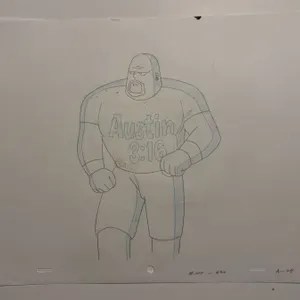 Stone Cold Steve Austin “Austin 3:16” Animation Drawing