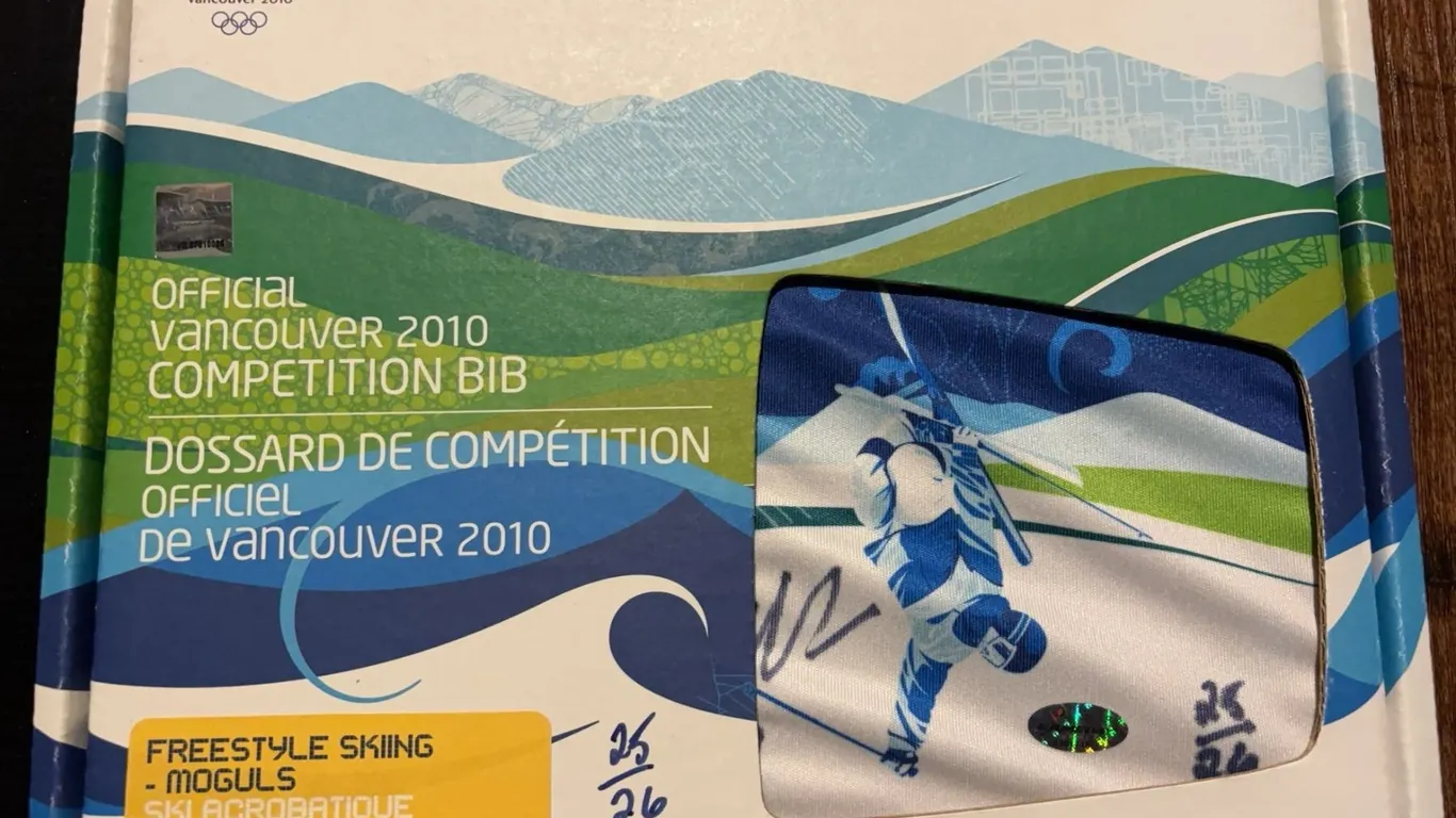 Vancouver 2010 Signed Freestyle Skiing Bib
