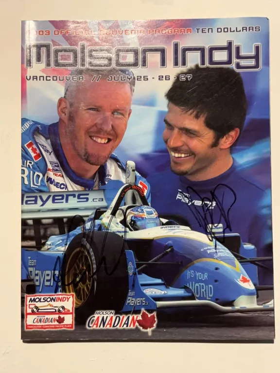 2003 Molson Indy Vancouver Signed Program