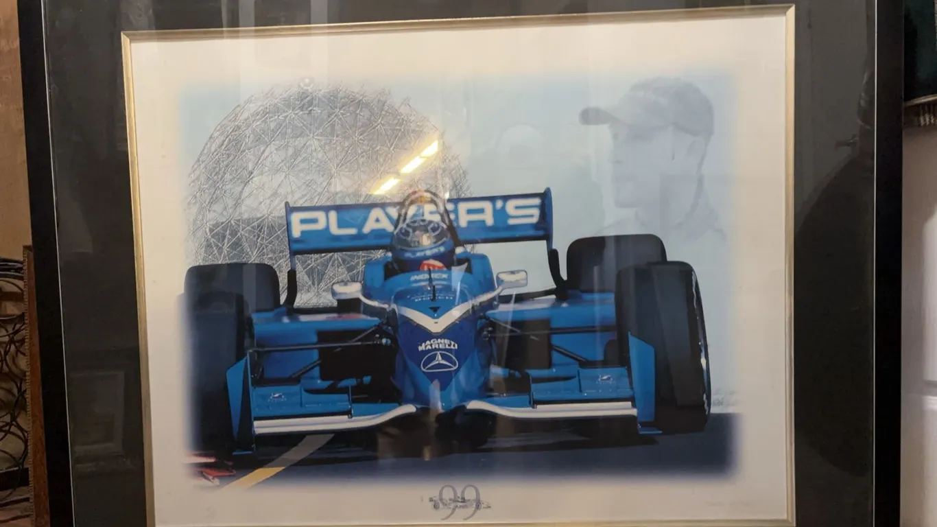 Greg Moore #99 CART Commemorative Print Signed