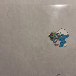 1980s Smurfs Hand-Painted Animation Cel Hanna-Barbera