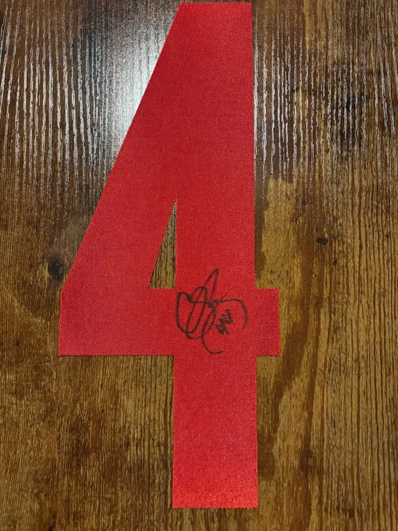 Todd Bertuzzi Signed Red Jersey Number “4”