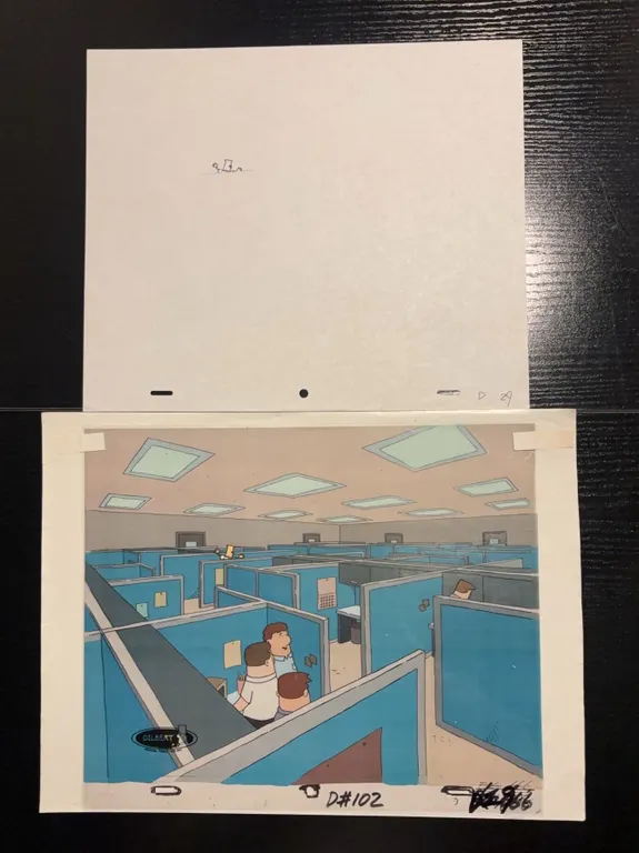 Dilbert 1999–2000 Original Animation Cel & Drawing