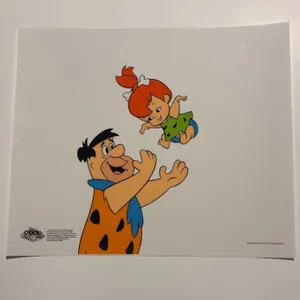 The Flintstones 12.5" x 11" Sericel, 2000
