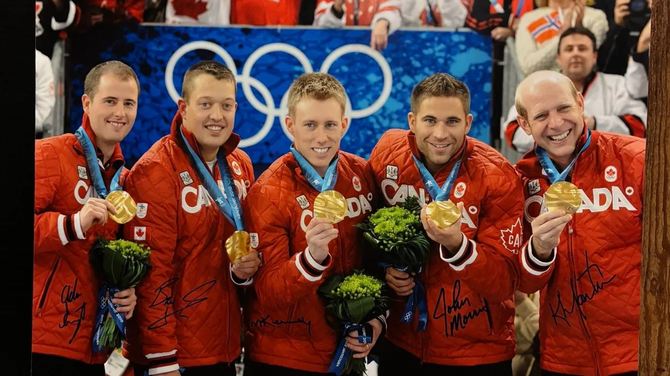 2010 Olympic Canada Curling Team Signed Photo