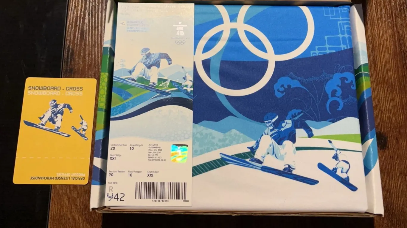 Vancouver 2010 Snowboard Cross Bib Set