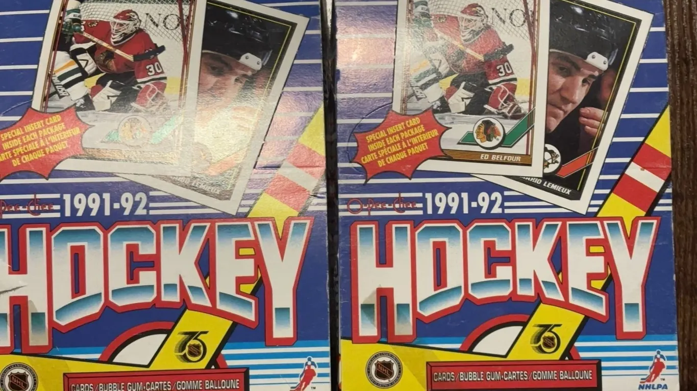 24 O-Pee-Chee 1991-92 Hockey Wax Boxes