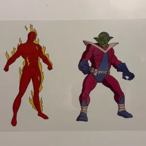 6" x 10" Superhero Character Serigraph