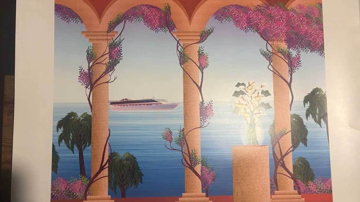 Limited Edition Mediterranean Coastal Art Print