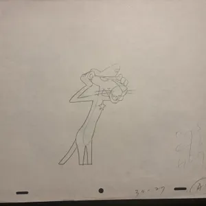 Original Pink Panther Production Drawing
